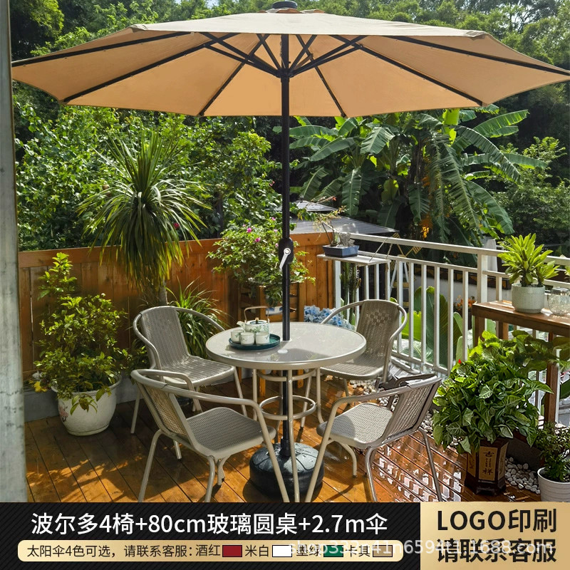 뜨거운 판매: [4 샴페인 Bordeaux_80cm 유리 라운드 테이블]]