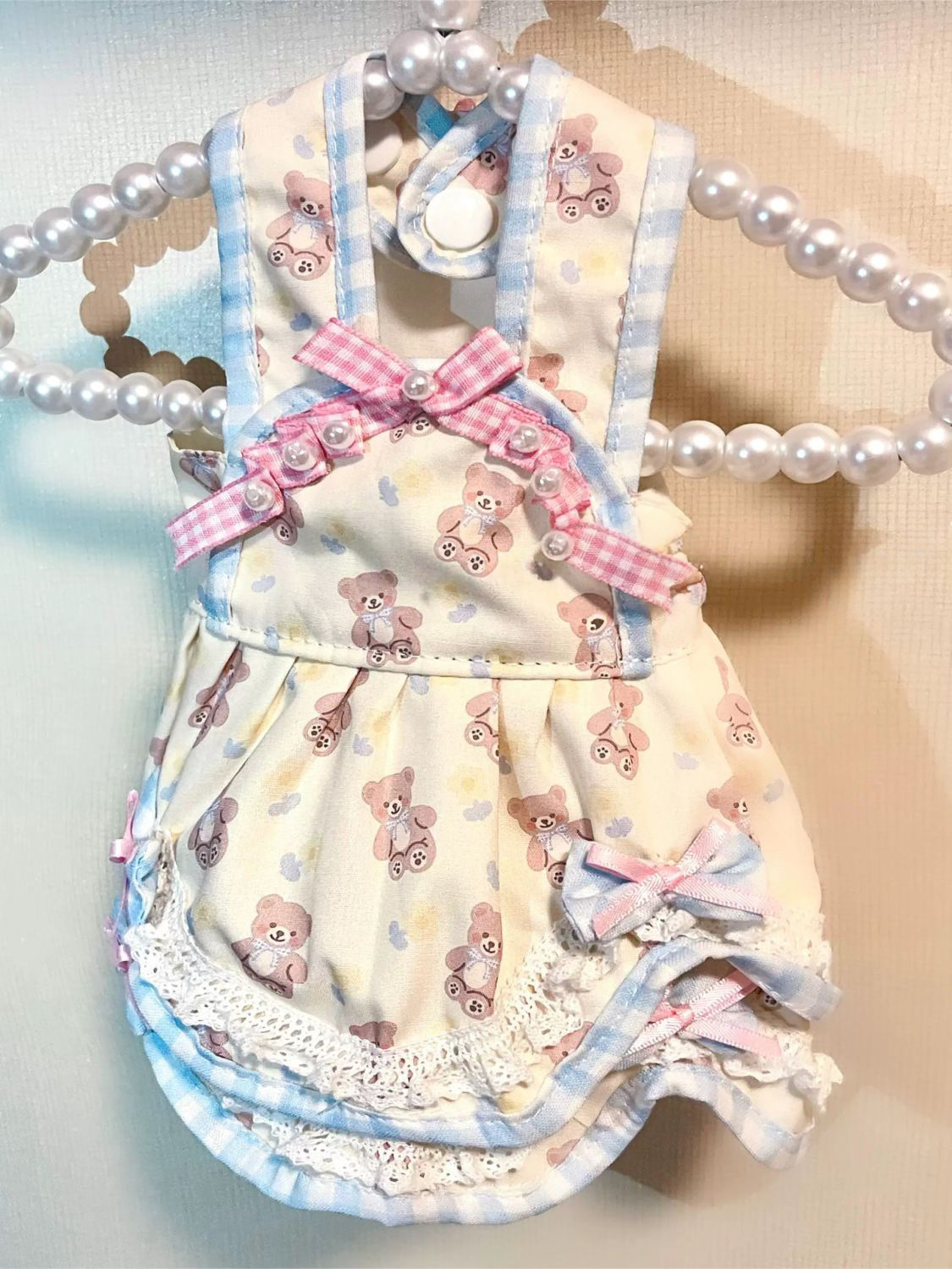 Синий, с медвежатами