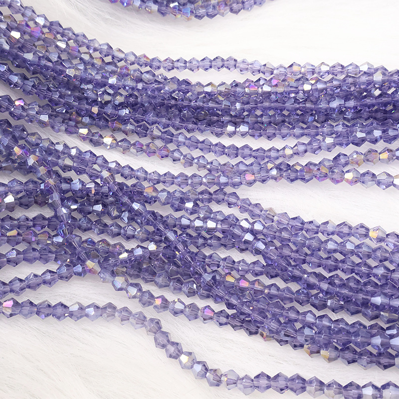 Crystal Pointed Beads Loose Beads Rhombus Beads Cross-Border Popular DIY Handmade Jewelry Bracelet Accessories Beads Beads Amazon