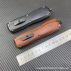 微计术ベンチmade蝶3300実木ハンドル屋外高硬度ポケットナイフ多机能ツール