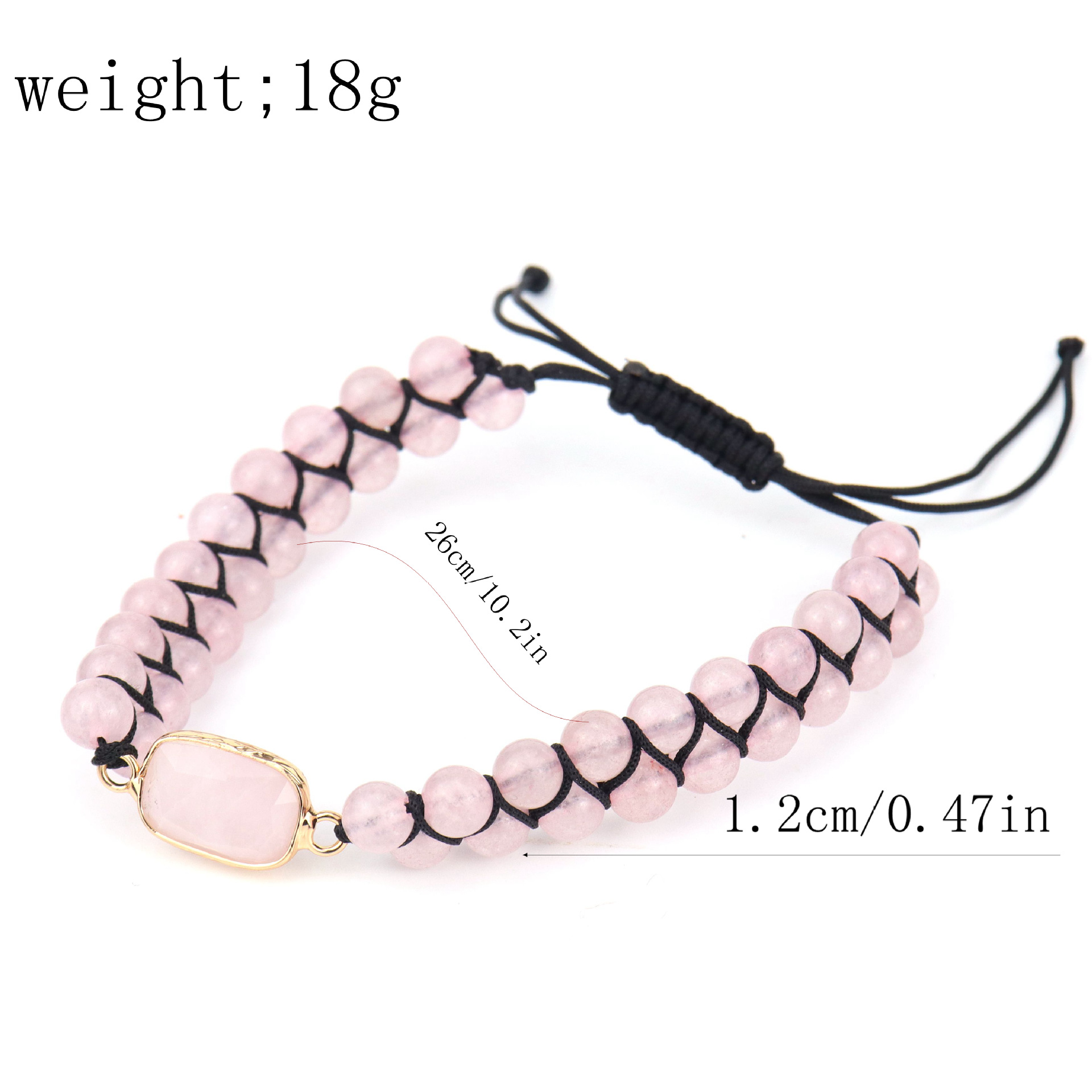 Retro Geometric Crystal Handmade Bracelets 1 Piece