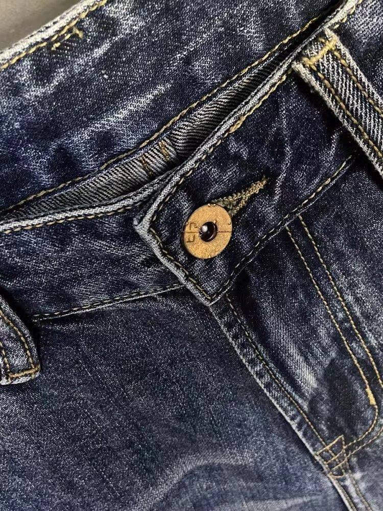 Loose Fit Men's Pants, 2026 Spring New Trendy And Cool Printed Jeans, American Retro Washed Men's Pants_mkmklike.com