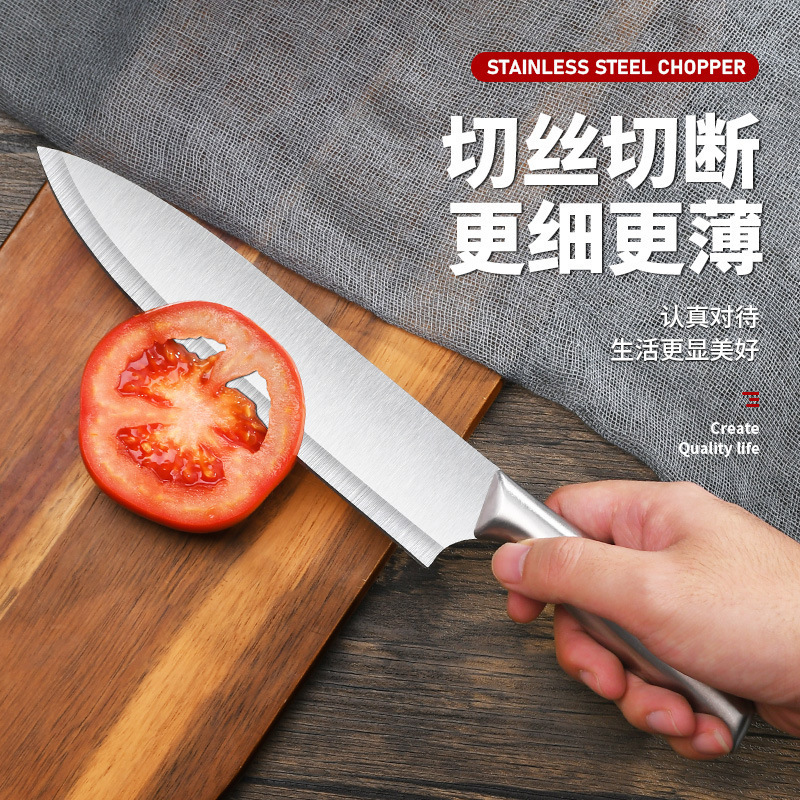 全不锈钢菜刀家用砍骨刀切片刀切肉刀斩切两用刀厨师刀厨房家用刀|undefined