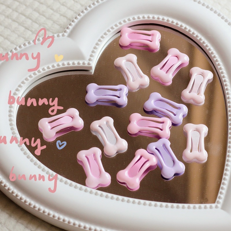 迷你骨头发夹小号不伤发夹子滴油骨头发夹可爱宝宝BB夹婴儿娃娃夹|undefined