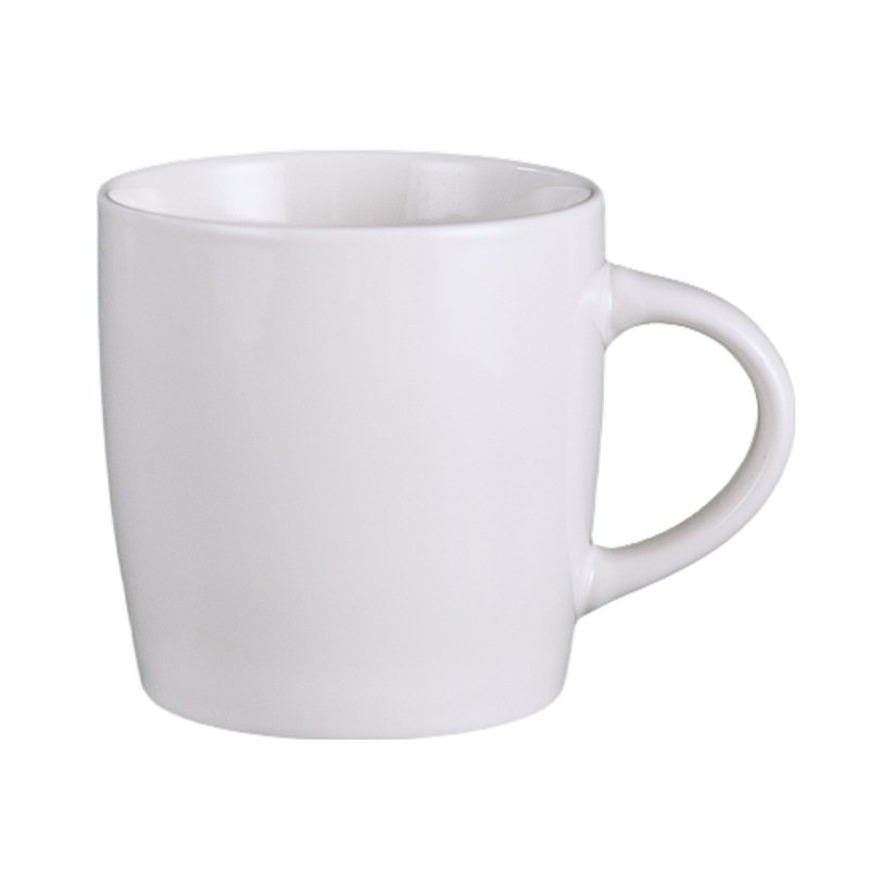 Transfronterizo de Amazon taza blanca taza de alto aspecto creativo Oficina taza de café pareja taza de agua Taza de cerámica