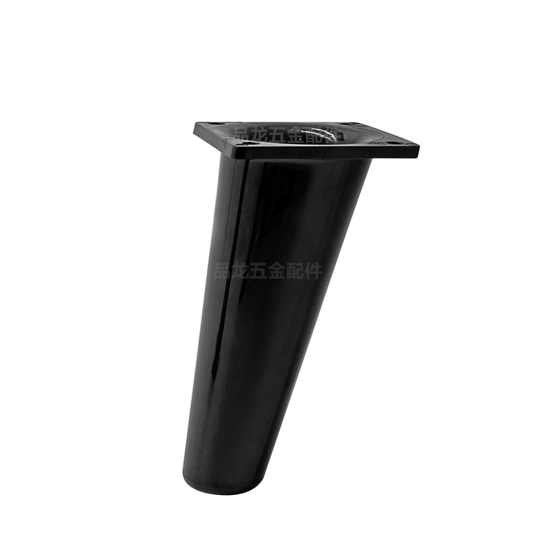 Estampado de madera de plástico pie de gabinete pie de sofá pie de madera de nuez negro roble blanco muebles pie de gabinete de televisión soporte pierna de gabinete pierna de mesa