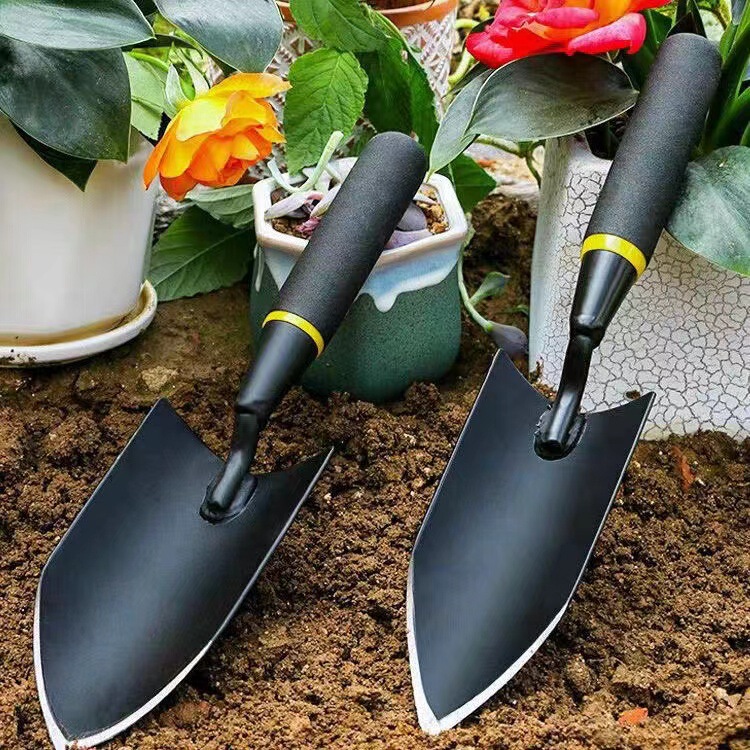 Thickened Manganese Steel Small Shovel Gardening Vegetable Planting Tools Household Planting Flower Loosen Soil Cast Sea Artifact Small Shovel Shovel Rake