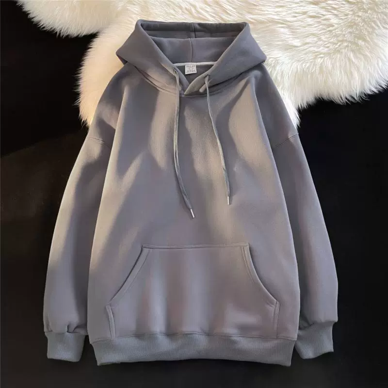 Oversize Hoodie Sweatshirt, Demi-Season Base Warm, Hidden Green, Sizes M–5XL