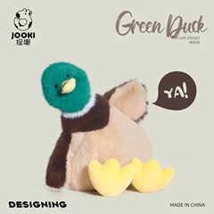 Ladom Plush Duck Stuffed Animal Duck Figurine Doll Sleeping Pillow Gift for Girls Women Ins Style