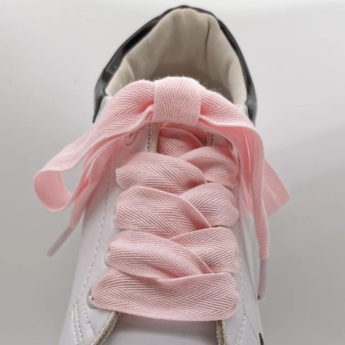 Cotton Colorful Shoelaces 1.5cm Wide, Suitable for High and Low Top Men's and Women's Sports Shoes Canvas Shoes Casual Shoes Flat Rope