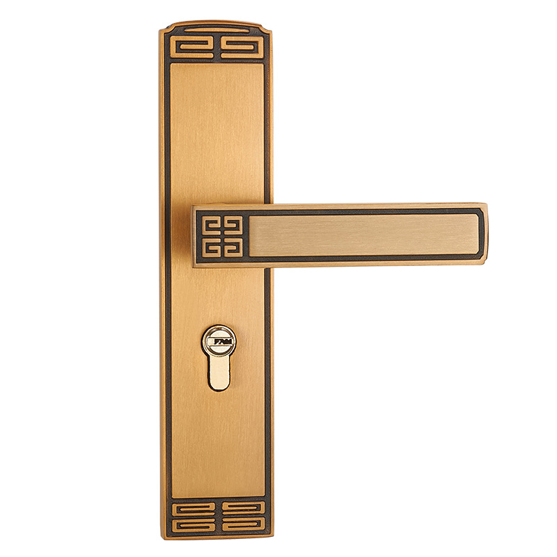 Cerradura de la puerta de interior del Hogar Universal dormitorio hardware cerradura de bloqueo de aleación de aluminio manija de la manija baño cerradura de la puerta