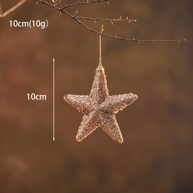 15 / 20cm árbol estrella estrella de cinco puntas champán oro rojo plata espuma de navidad estrella decoración props