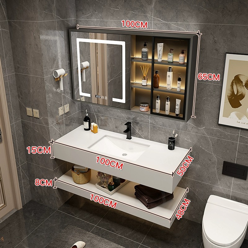 100cm con gabinete de espejo inteligente