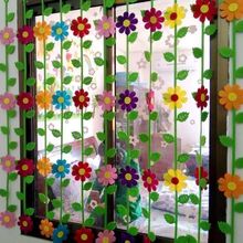 幼儿园装饰小学生教室走廊楼梯布置花创意挂饰八瓣花空中吊饰