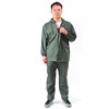 Raincoat, set, elastic split cloth, agricultural trousers, wholesale