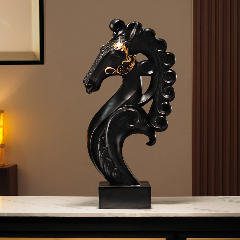Instant Success, Accessible Luxury and High-End Sculpture Art Horse Ornaments, Entrance Hall, Living Room, Niche Office Decorations