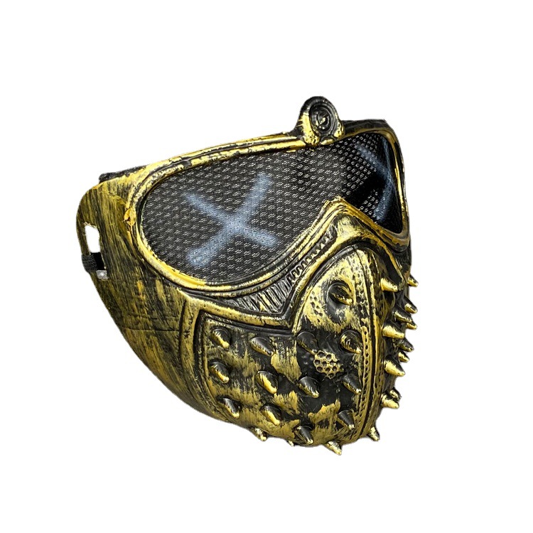 Halloween Guarda il gioco che circonda la maschera del cane da guardia cos chiave inglese maschera in pvc Halloween performance punk oggetti di scena maschera_voghion.com