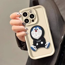 适用reno13 A5pro A5活力 立体卡通手机壳天眼阶梯精孔磨砂tpu软