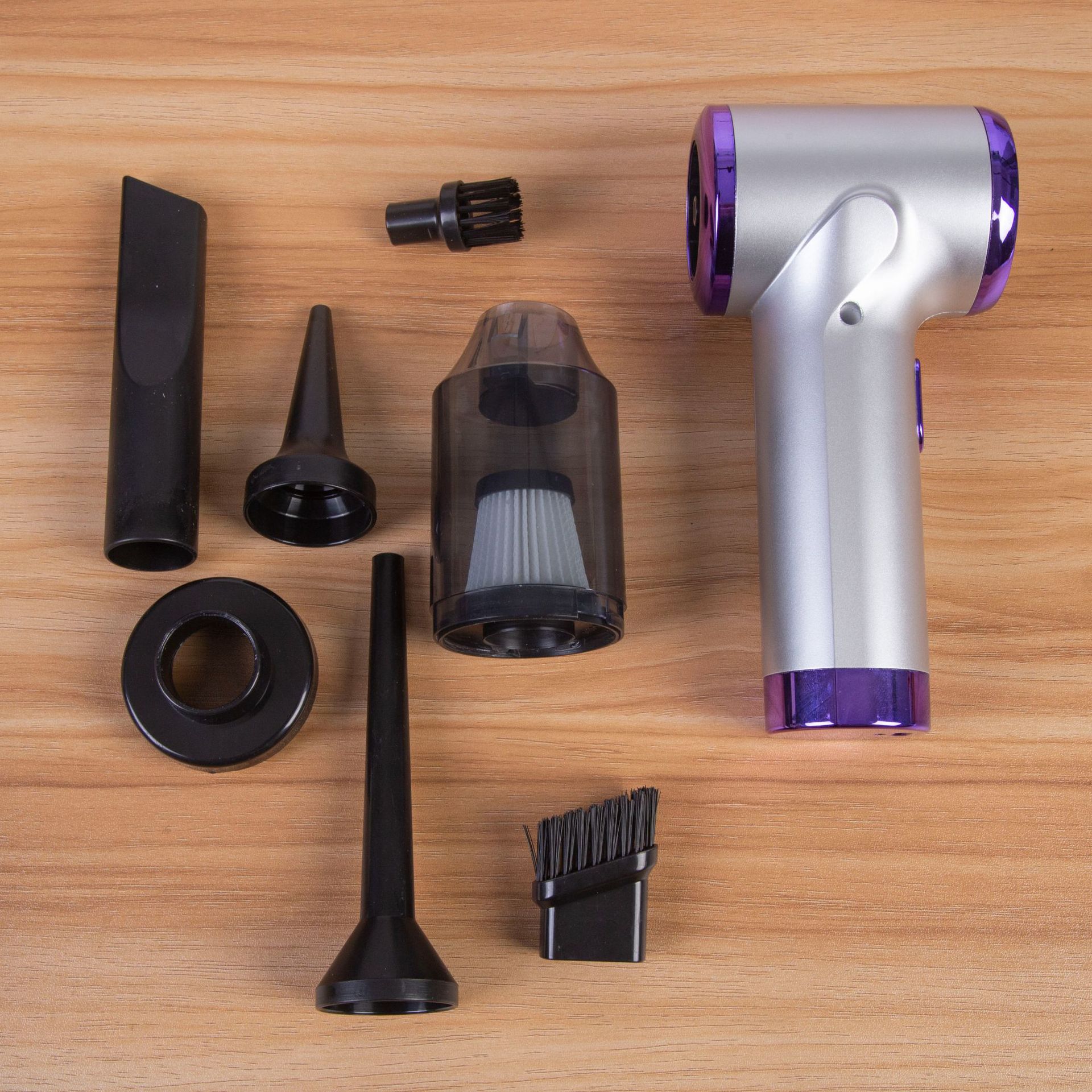 Mini new car vacuum cleaner, handheld, small, with super strong suction power, wireless, for car and home use