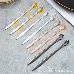 Tea Knife, Tea Spoon, Pu'er Tea Knife, Cone, Tea Cake, Tea Ceremony Accessories, Tea Set Accessories, Gift Spoon, Stainless Steel All-in-one Dual-use