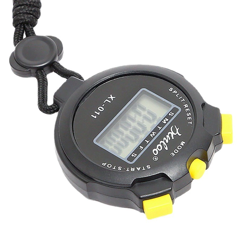 Электронный секундомер XL-011F с однорядным 2-значным дисплеем, водонепроницаемый, для занятий спортом на открытом воздухе и для использования судьями.
