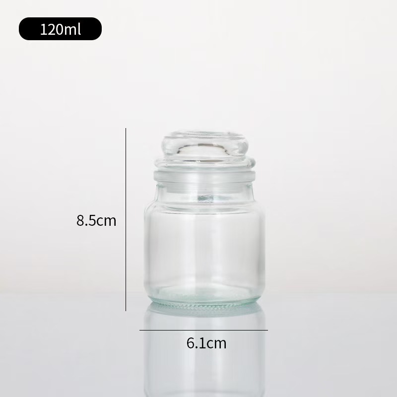 Inventario DIY botella de champán de vidrio botella de hongos Yangji taza de soja vela contenedor de vela vacía botella de vela con tapa