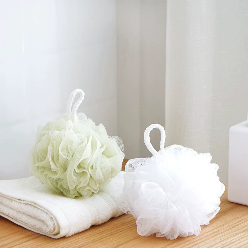 15 г большой шарик ванны красочные мягкий пенясь грязь банное полотенце пенясь сетка банное полотенце