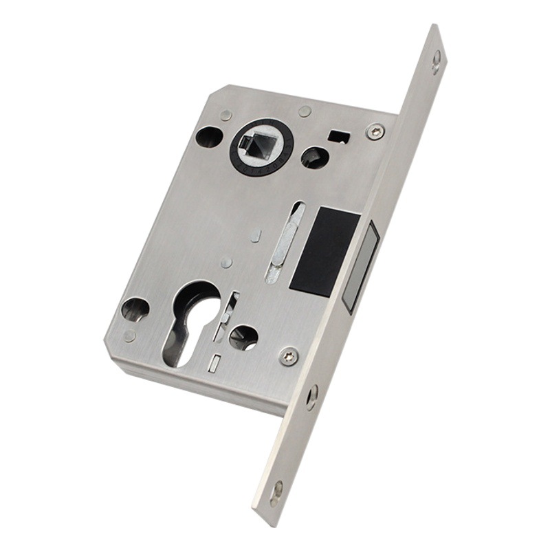 Cerradura Magnética para Puerta Interior de Acero Inoxidable Le Lang 5572, Estándar Europeo, Accesorios para Cerradura de Puerta, Lengüeta de Cerradura Invisible, Cerradura Silenciosa