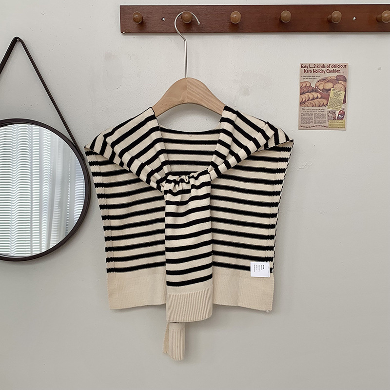 Challas de punto de alta sensación de nueva moda versátil sala de aire acondicionado clásica chalelas de rayas chalelas de acolchado chalelas de calor exterior