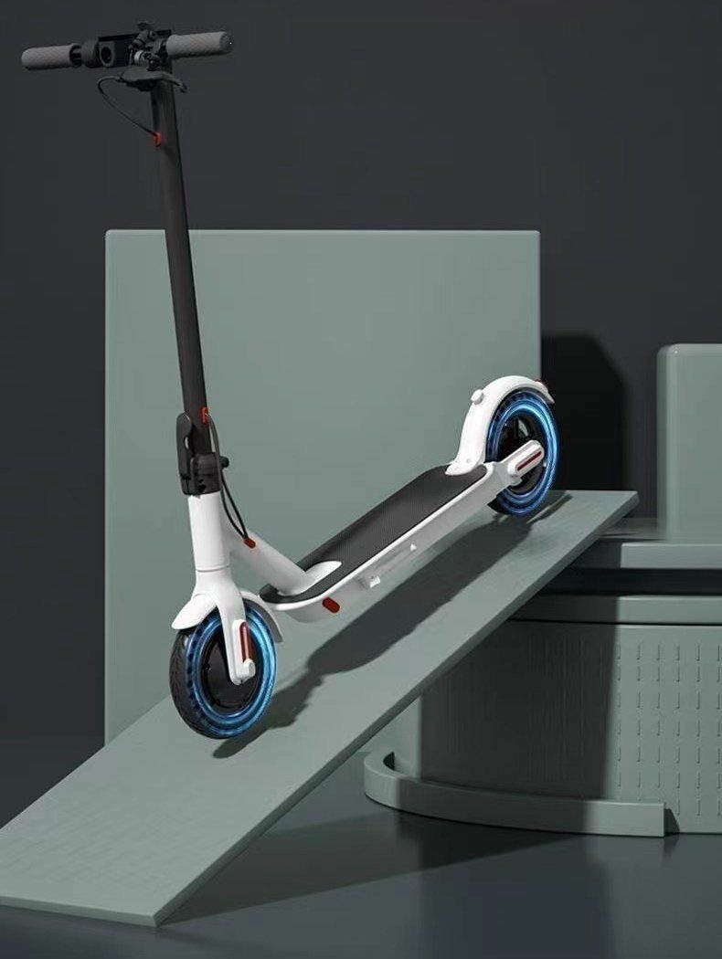 Foldable electric scooter with lithium battery, two-wheeled, lightweight and portable, suitable for commuting to work, with explosion-proof tires