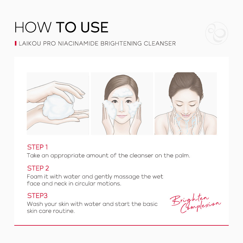 LAIKOU PRO Niacinamide Facial Cleanser 50g Cross-border Manufacturer wholesale Skin care Facial Cleanser undefined