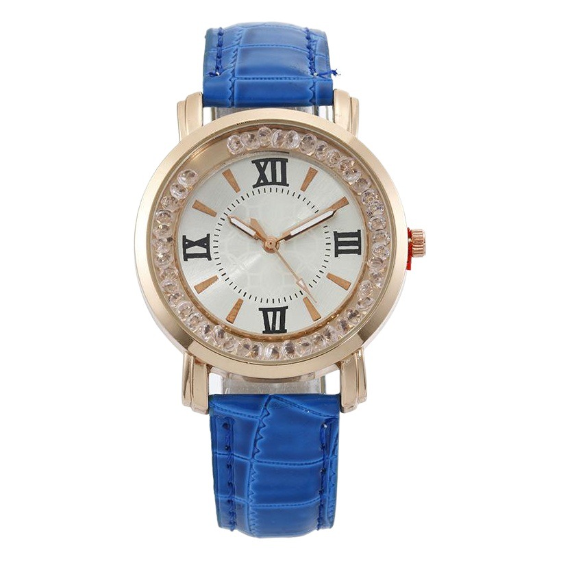 Una pieza de entrega estilo coreano moda casual reloj de estudiante regalo de diamantes de imitación de las mujeres en vivo reloj de cuarzo correa de reloj