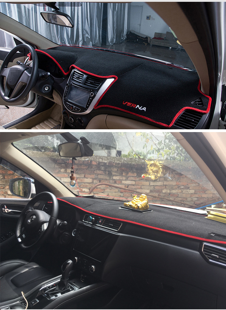 Car Dashboard Sunshade Mat for Toyota Levin, Nissan Sylphy, Volkswagen Lavida, Buick Excelle, Volkswagen Sagitar, and Nissan X-Trail; Sun Protection and Heat Insulation Mat for the Center Console
