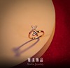 Ring, small design advanced jewelry suitable for men and women for beloved, 2023 collection, does not fade, internet celebrity, high-quality style, wholesale