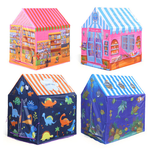 Children's tent playhouse, baby tent playhouse, indoor climbing fire-themed tents, multiple theme tents, yurt
