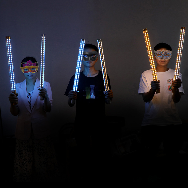 Bar Champagne Flash Stick LED Rechargeable Metal Flash Light…