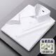 [including mulberry silk modal] short-sleeved white shirt men's summer business professional wear best man half-sleeved shirt