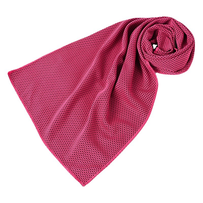 Трансграничное фитнес-холодное полотенце Спорт на открытом воздухе Холодное полотенце Охлаждение Прохладное быстросохнущее полотенце Протрите пот Полотенце для льда