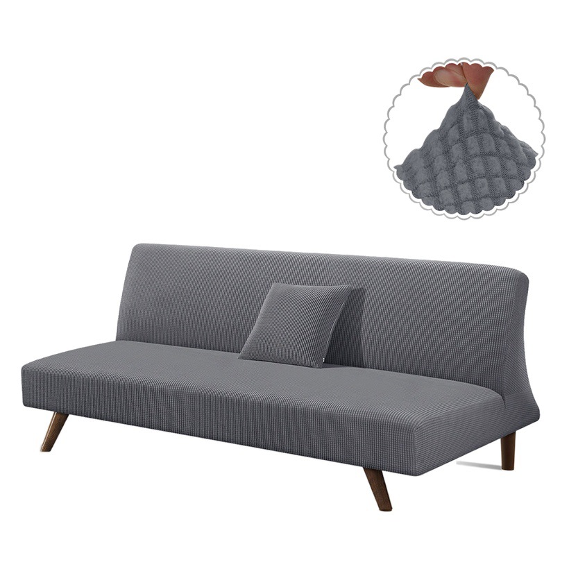 Elástico engrosado universal plegable sofá cama cubierta cuatro estaciones simple sofá cubierta universal todo incluido no-apoyabrazos cubierta del sofá