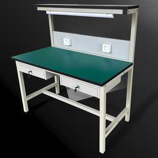 Anti-Static Workbench with Light Factory Workshop Assembly Line Laboratory Assembly Repair Assembly Inspection Table Workbench