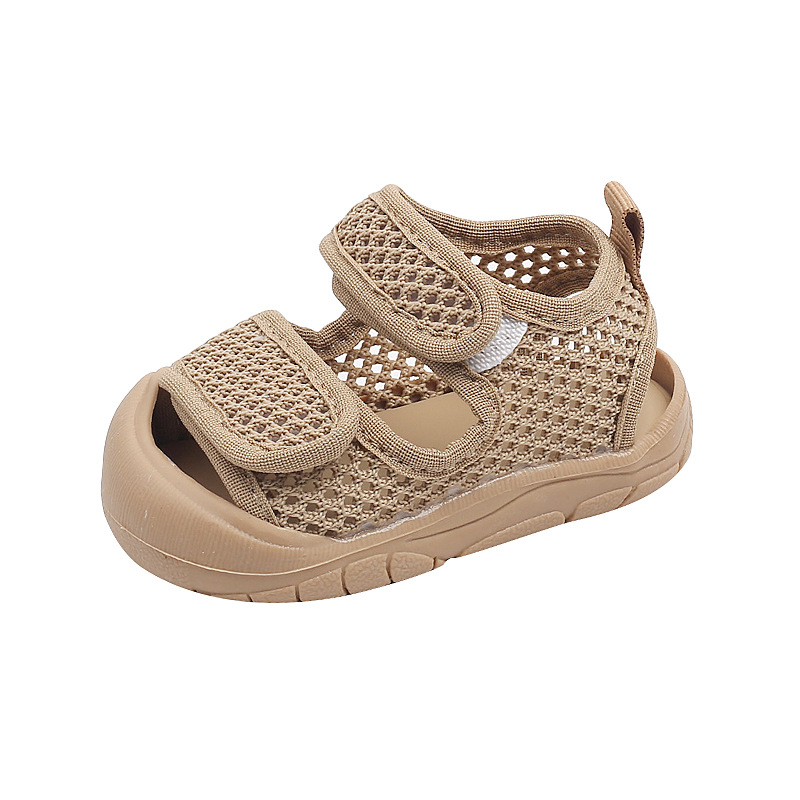Baby Sandals Summer Women's Treasure Mesh Breathable Mesh Shoes Men's New Indoor Girls Non-slip Soft Sole Women's Baby Shoes