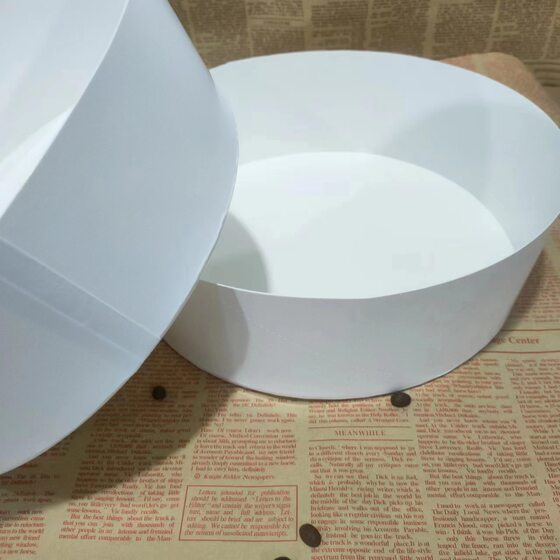 Disposable wash-free chiffon cake paper mold baking mousse anode baking embryo base 468 10 inch paper holder Christmas