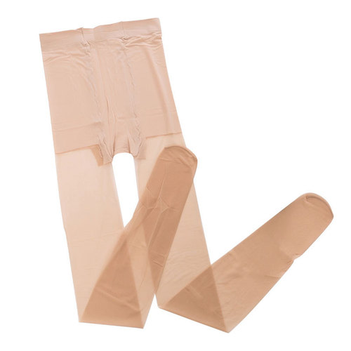 Merster large size stockings with crotch cutable anti-snag velvet fat MM rich sister socks 8D summer women 8025