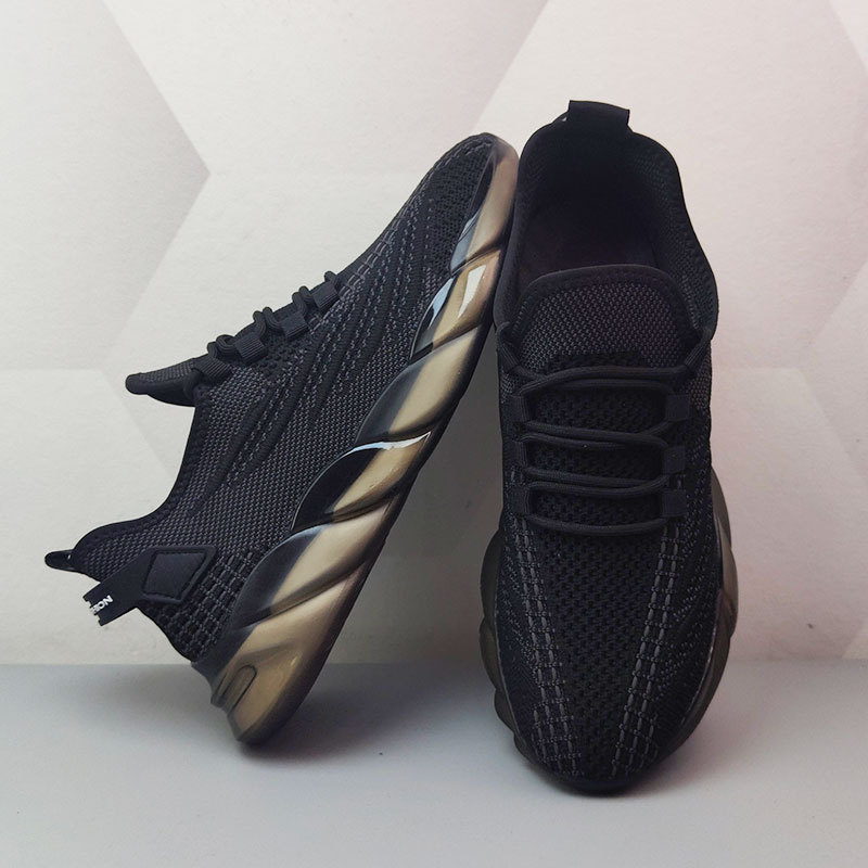 Ademende hardloopschoenen voor heren met popcorn zool_voghion.com