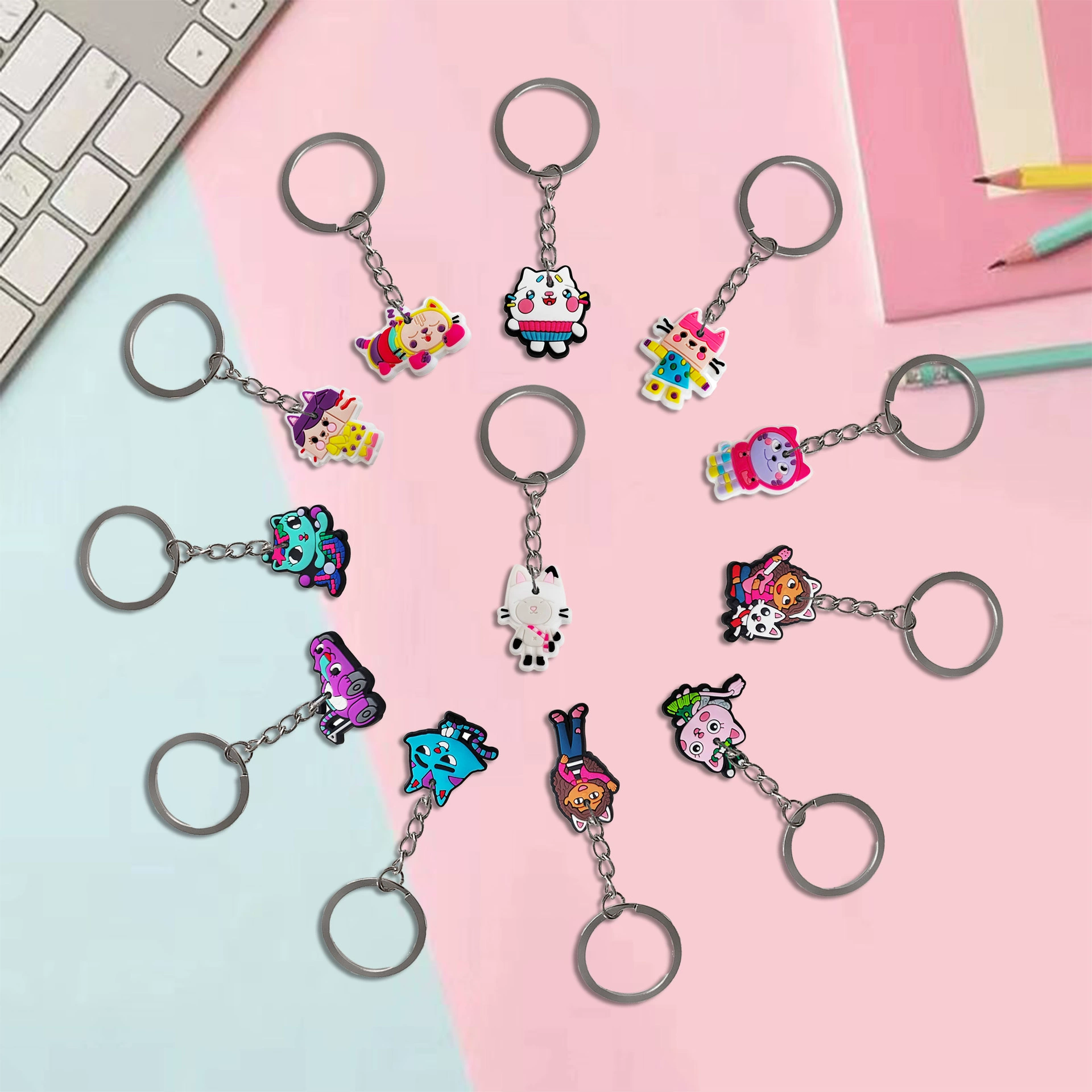 Анимация мультфильм фильм и телевидение вокруг [Gaby Doll] Бутик брелок школьная сумка ключ Автомобильные украшения пересекают границу