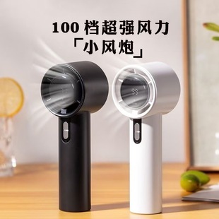 Southeast Asia's New 100-Speed High-Speed Small Fan USB Charging Digital Display High Wind Violent Turbine Handheld Fan