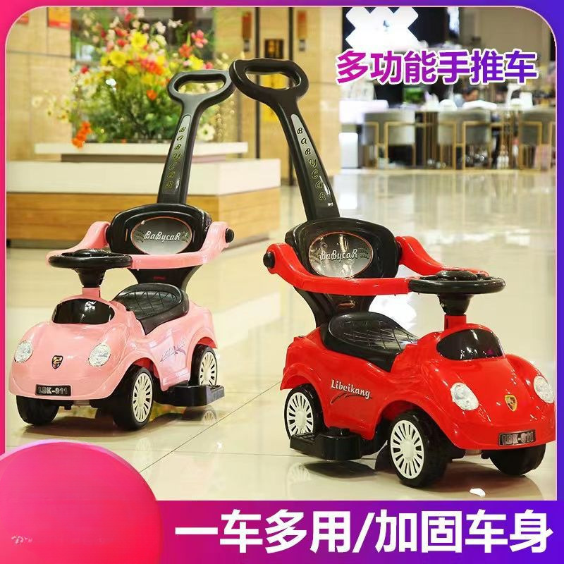 Niños de 1 - 3 años de edad torsión universal rueda anti-rollover coche de bebé patinaje de cuatro ruedas empuje patinaje coche de juguete