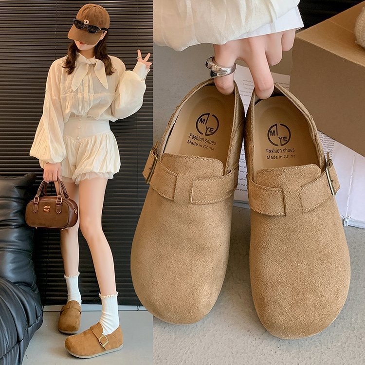 Mocasines Planos para Mujer de Piel Sintética para Primavera y Otoño