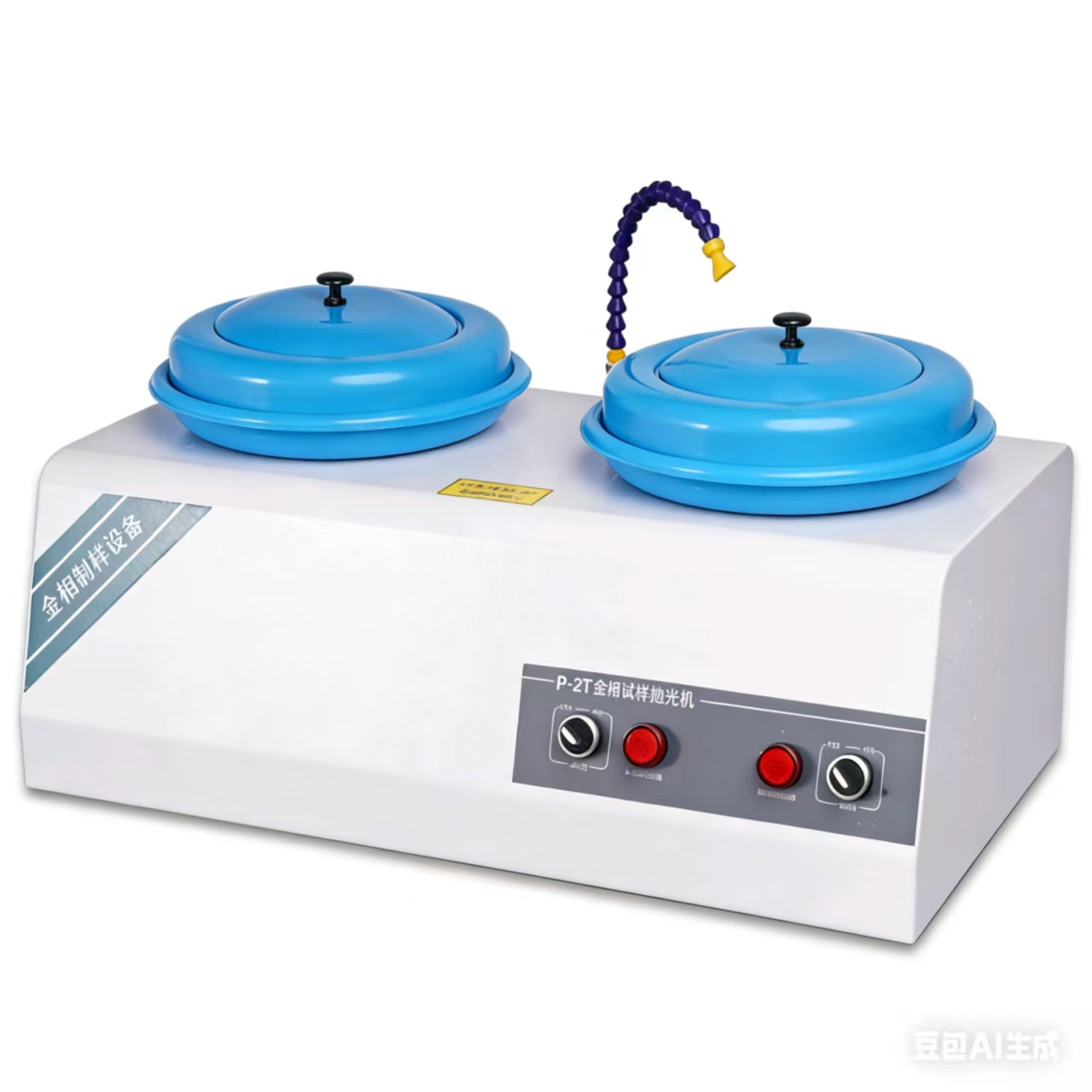 P-2T双盘台式金相试样抛光机 热处理铸造抛光机