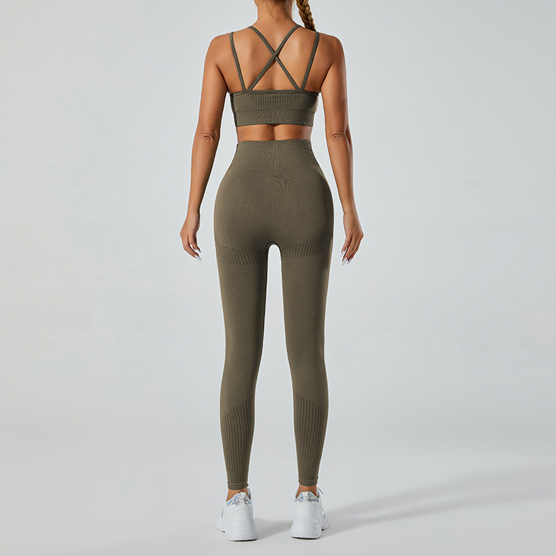 Simple Style Sports Solid Color Nylon U Neck Tracksuit Vest Leggings display picture 34